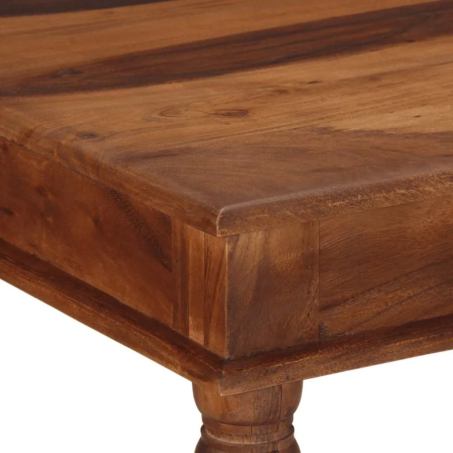 Table à manger 120x60x77 cm bois massif d'acacia - 5