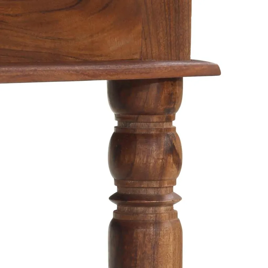 Table à manger 120x60x77 cm bois massif d'acacia - 7