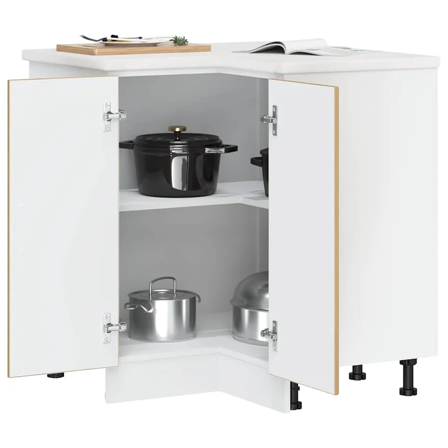 Armoire d'angle de cuisine Kalmar chêne artisanal - 4