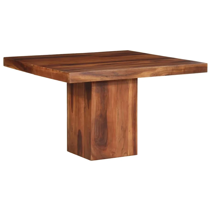 Table à manger 120x120x77 cm bois d'acacia massif - 10