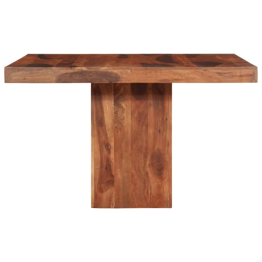 Table à manger 120x120x77 cm bois d'acacia massif - 3