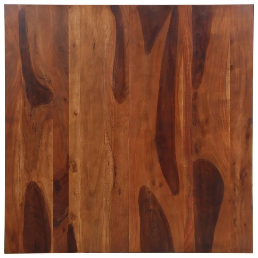 Table à manger 120x120x77 cm bois d'acacia massif - 4