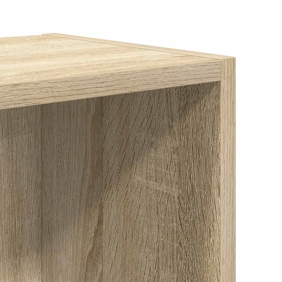Bibliothèque chêne sonoma 31x24x52 cm bois d'ingénierie - 9