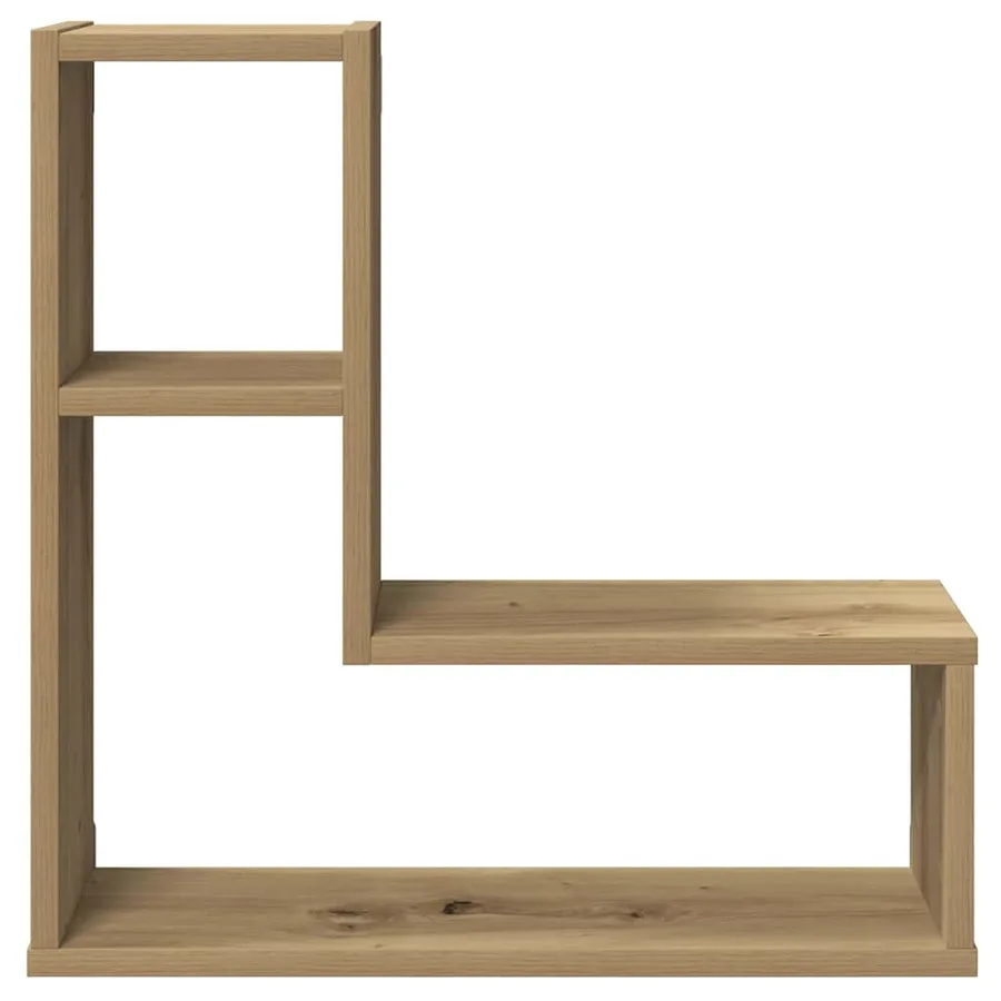 Étagères cube murales 2 pcs chêne artisanal bois d'ingénierie - 5