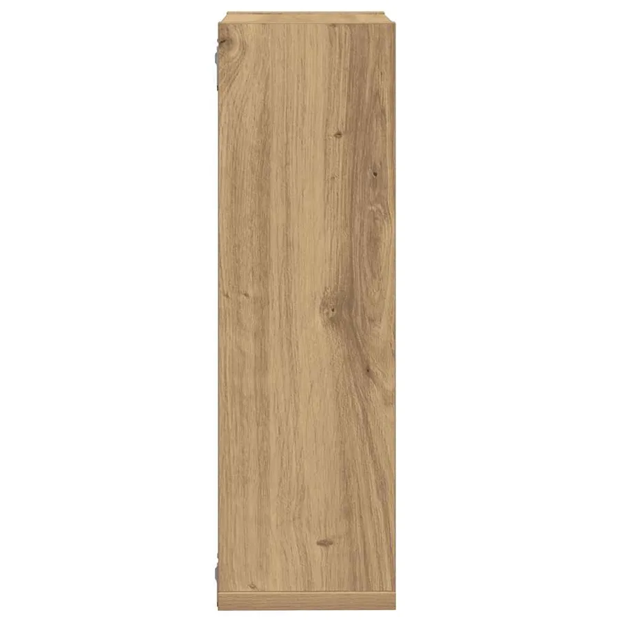 Étagères cube murales 2 pcs chêne artisanal bois d'ingénierie - 6
