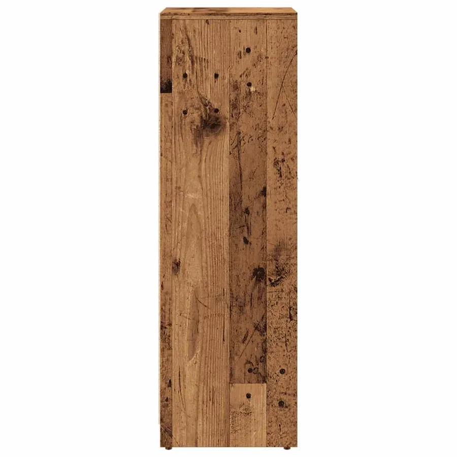 Armoire de salle de bain vieux bois 30x30x95 cm bois ingénierie - 5