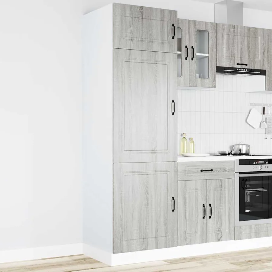 Armoire de cuisine Kalmar sonoma gris bois d'ingénierie