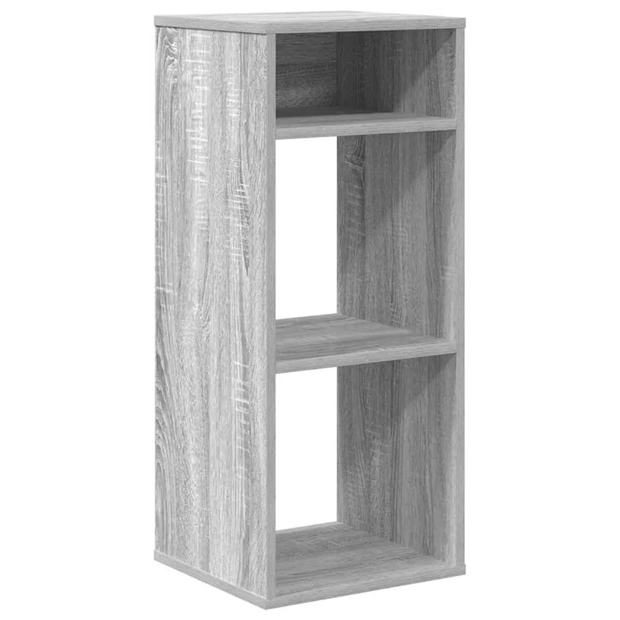Bibliothèque sonoma gris 34x31x80 cm bois d'ingénierie - 2
