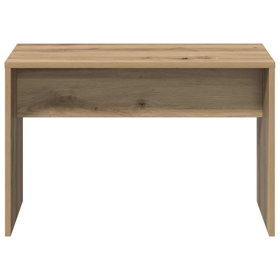 Tabouret de toilette chêne artisanal 70x35x45cm bois ingénierie - 4