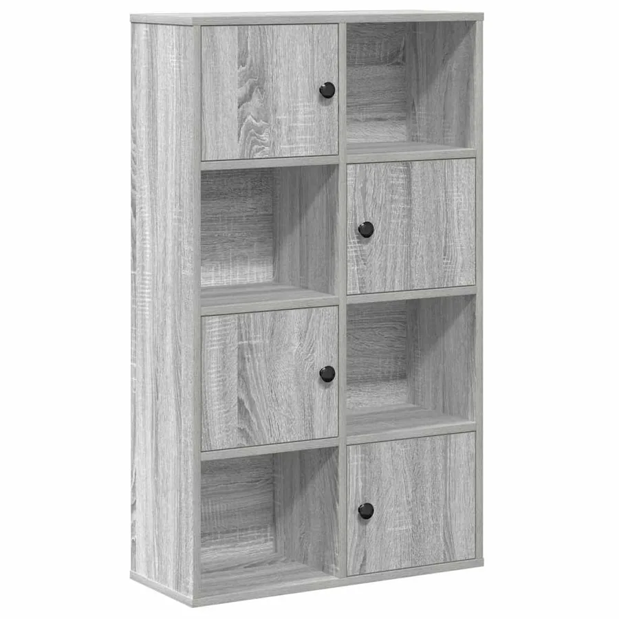 Bibliothèque sonoma gris 60x24x101,5 cm bois d'ingénierie - 2