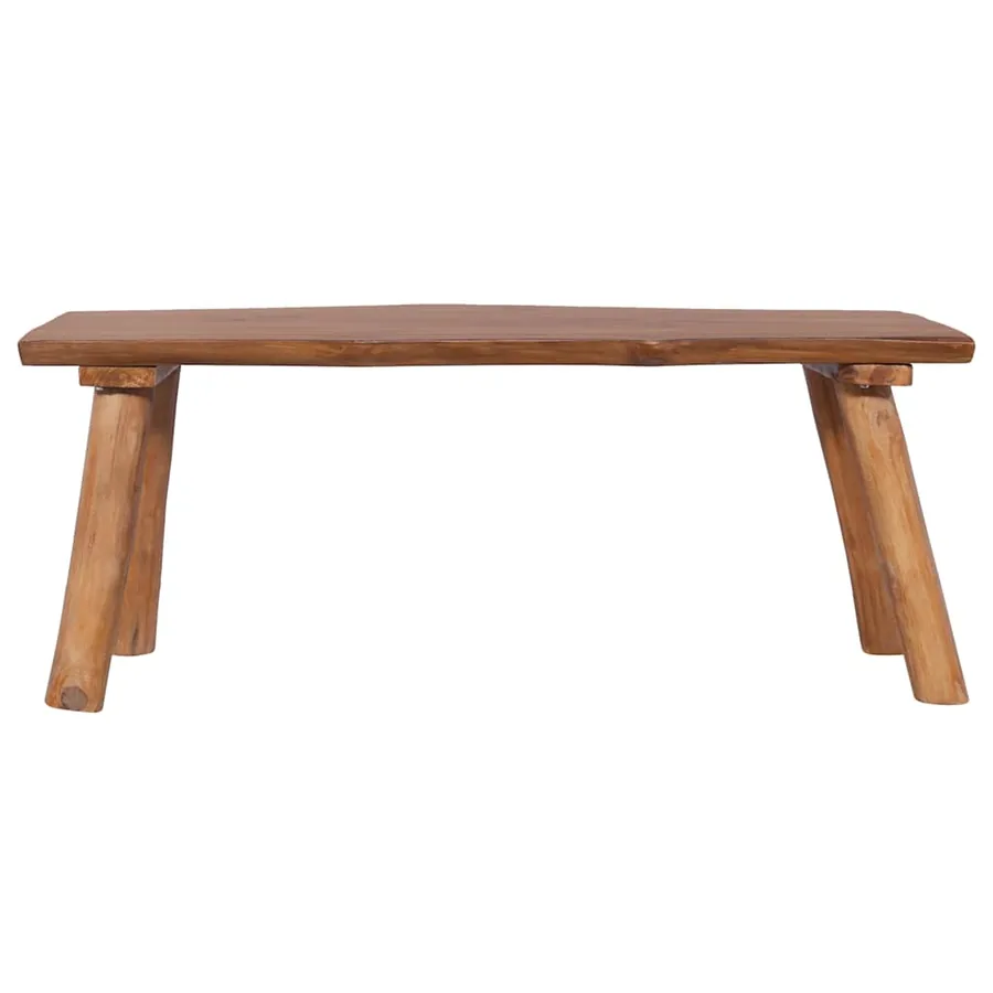 Banc de jardin 120 cm Bois de teck solide - 2