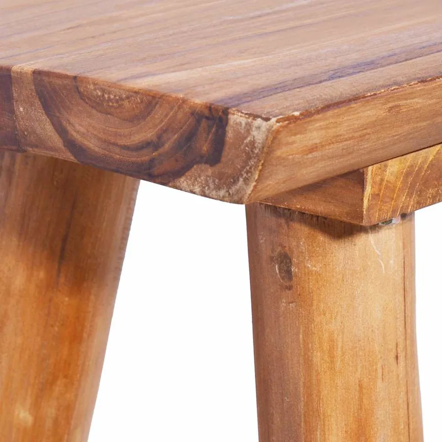 Banc de jardin 120 cm Bois de teck solide - 5