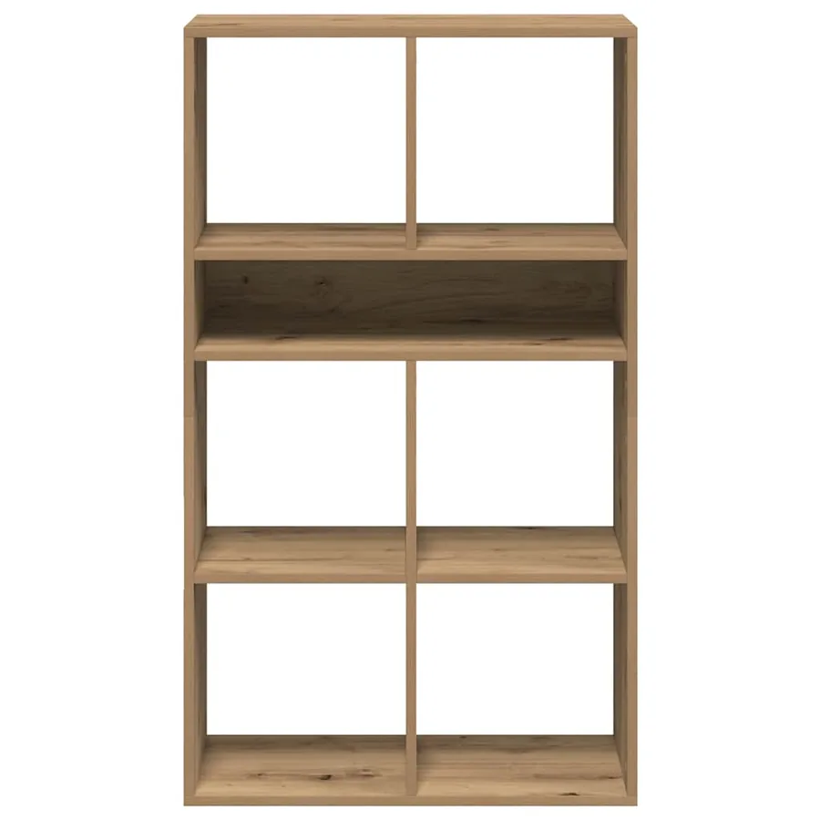Bibliothèque chêne artisanal 66x31x112 cm bois d'ingénierie - 4