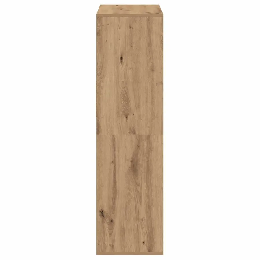 Bibliothèque chêne artisanal 66x31x112 cm bois d'ingénierie - 5