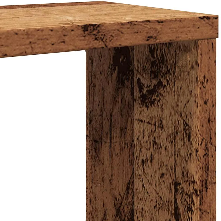 Étagères murales cube 6 pcs vieux bois 60x15x23 cm - 8