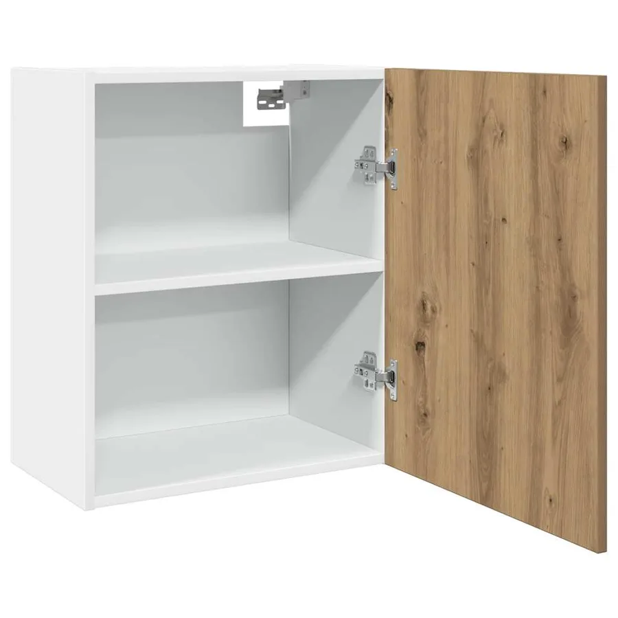 Armoire suspendue "Lyon" Chêne artisanal 50 x 31 x 60 cm Bois d'ingénierie - 5