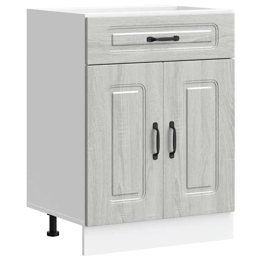 Armoire de cuisine Kalmar sonoma gris bois d'ingénierie - 2