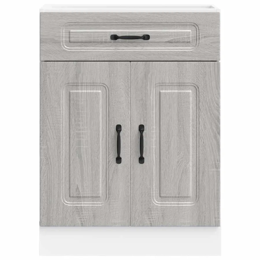 Armoire de cuisine Kalmar sonoma gris bois d'ingénierie - 4