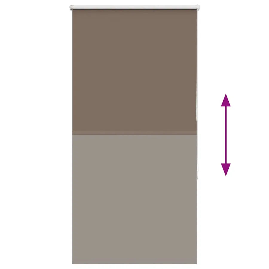 Store enrouleur occultant café 65x150cm largeur du tissu 60,7cm - 5