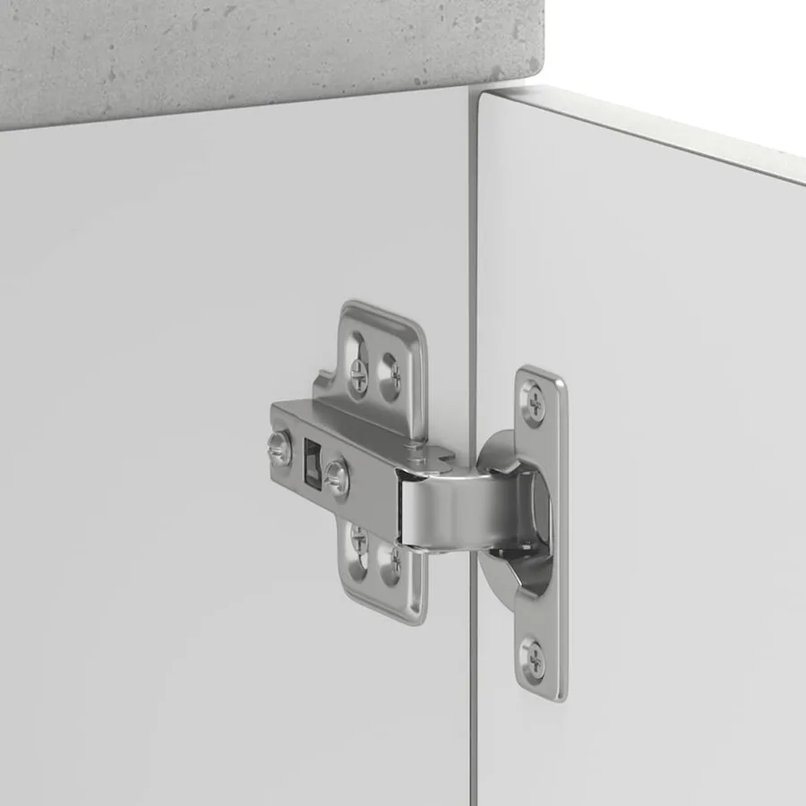 Armoire de cuisine Kalmar gris béton bois d'ingénierie - 9