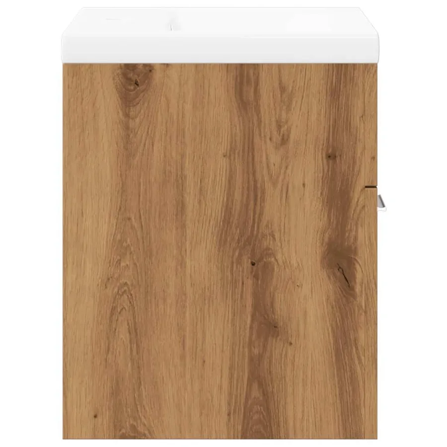 Ensemble de meubles salle de bain 2 pcs bois d'ingénierie - 7
