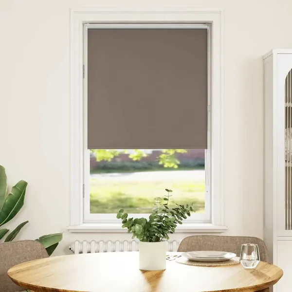 Store enrouleur occultant café 75x150cm largeur du tissu 70,7cm
