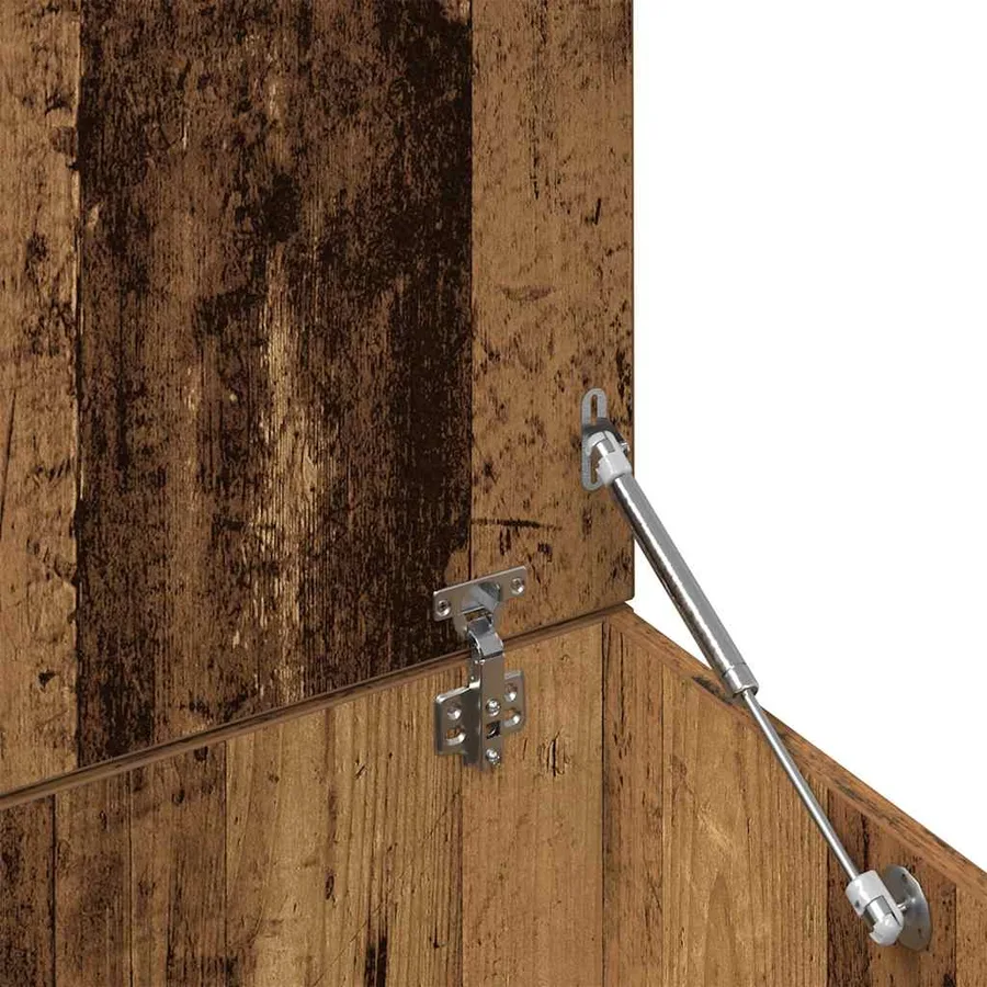 Table basse vieux bois 150x50x35 cm bois d'ingénierie - 7