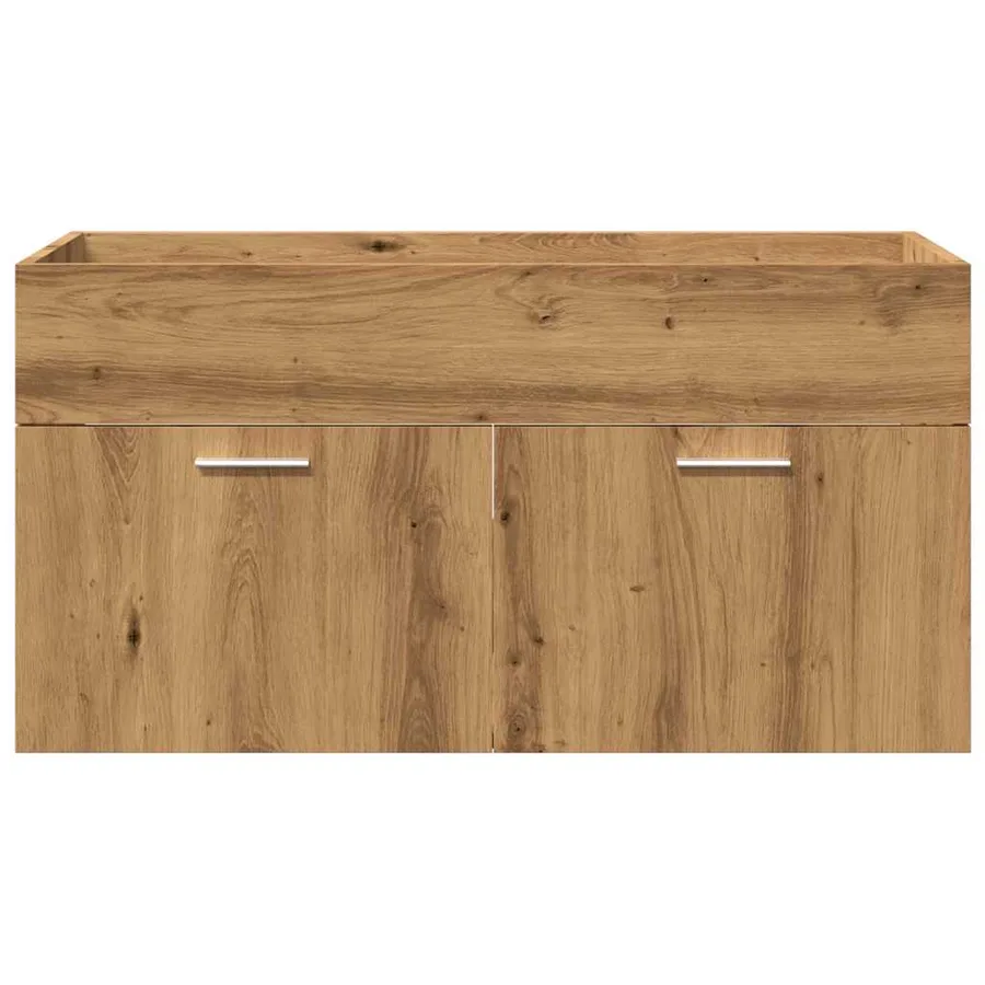 Ensemble de meubles salle de bain 5 pcs bois d'ingénierie - 9