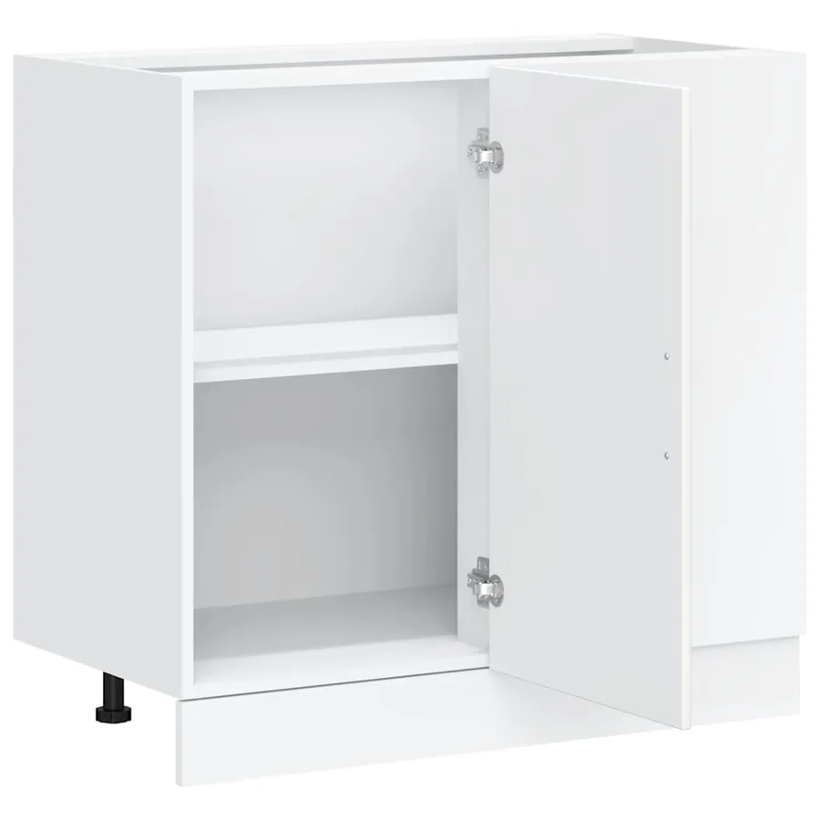 Armoire de cuisine Kalmar blanc bois d'ingénierie - 5