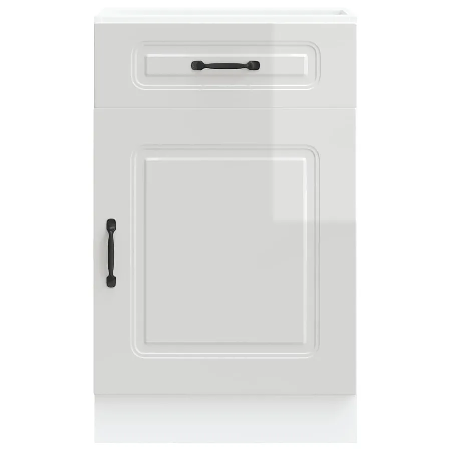 Armoire de cuisine Kalmar blanc brillant bois ingénierie - 4