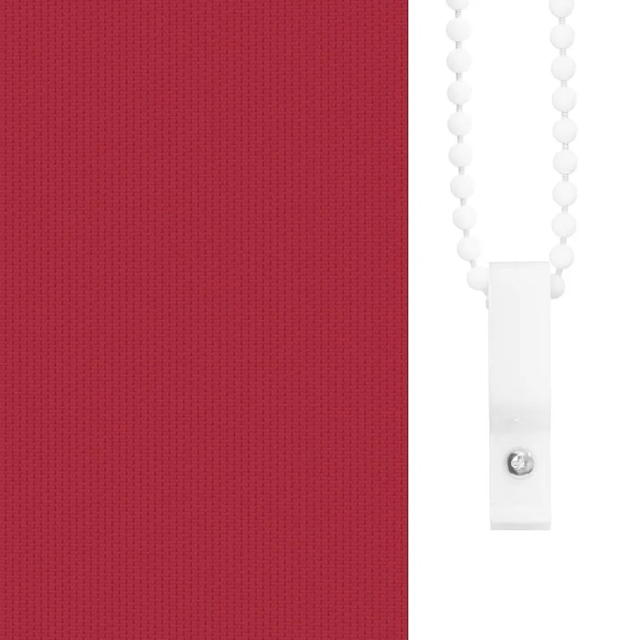Store enrouleur occultant rouge largeur du tissu 80,7 cm - 10
