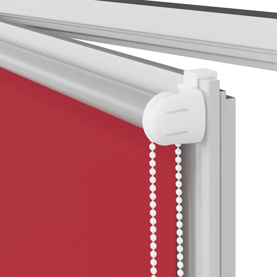 Store enrouleur occultant rouge largeur du tissu 80,7 cm - 12