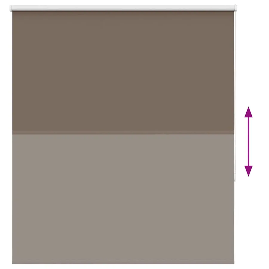 Store enrouleur occultant café 130x150cm largeur du tissu - 5