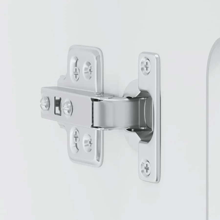 Armoire murale de cuisine avec porte en verre Kalmar blanc - 10