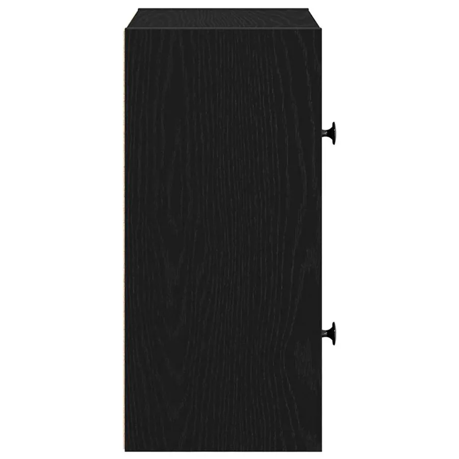 Bibliothèque chêne noir 40x24x52 cm bois d'ingénierie - 6