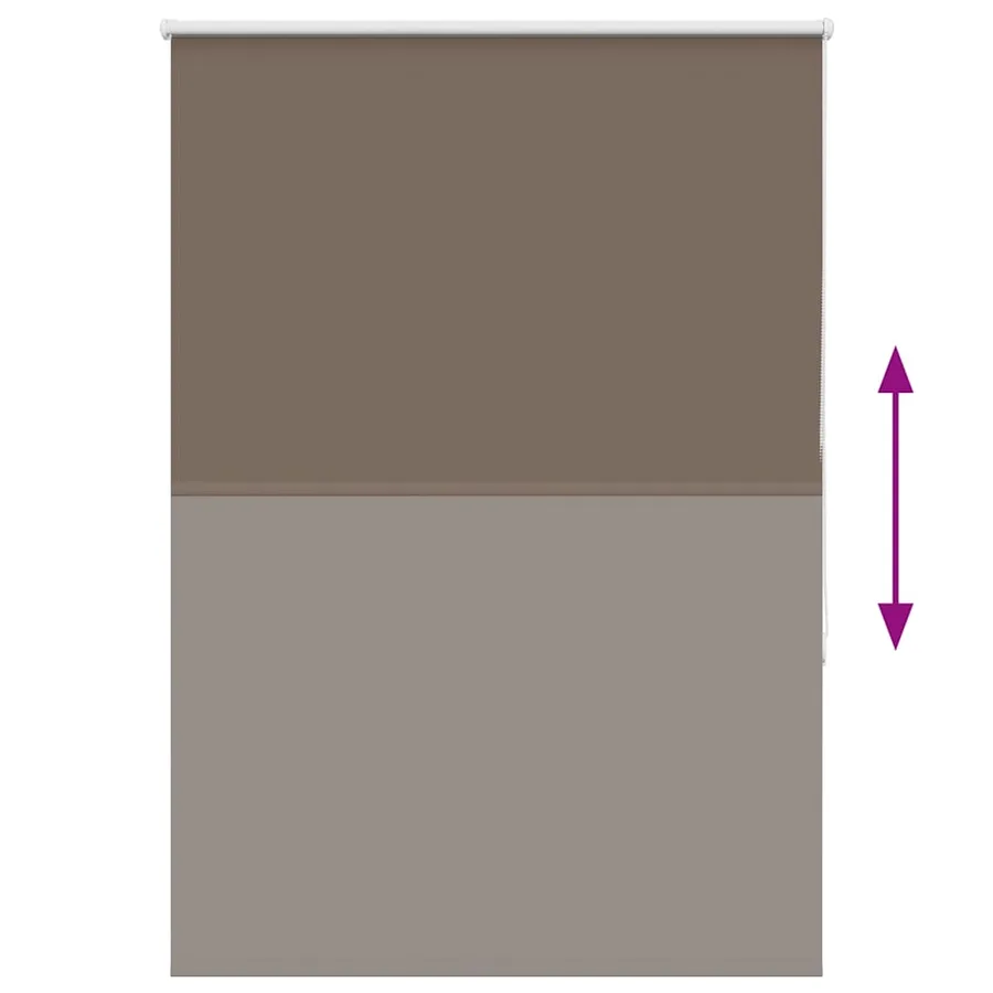 Store enrouleur occultant café 105x175cm largeur du tissu - 5