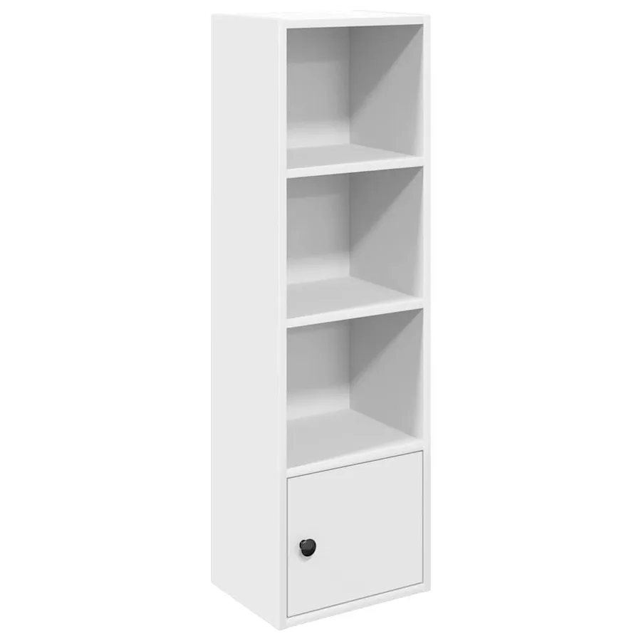 Bibliothèque blanc 31x24x102 cm bois d'ingénierie - 2