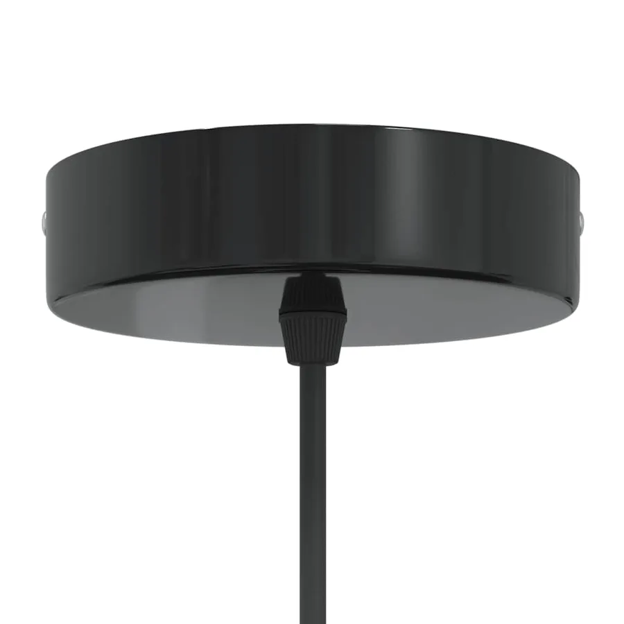 Lampes suspendues 2 pcs hauteur réglable E27 noir Ø 30 cm métal - 8