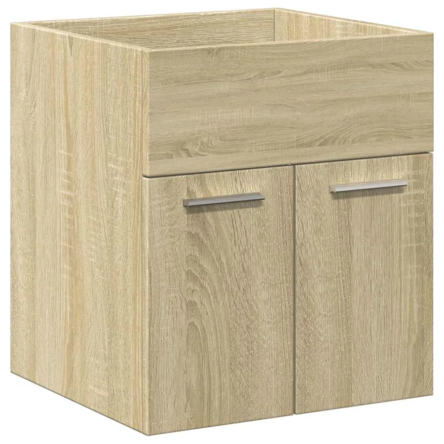 Ensemble de meubles de salle de bain 2 pcs chêne sonoma - 4