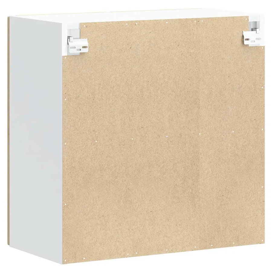 Armoire murale de cuisine avec porte vitrée "Lucca" Chêne artisanal Bois d'ingénierie - 9