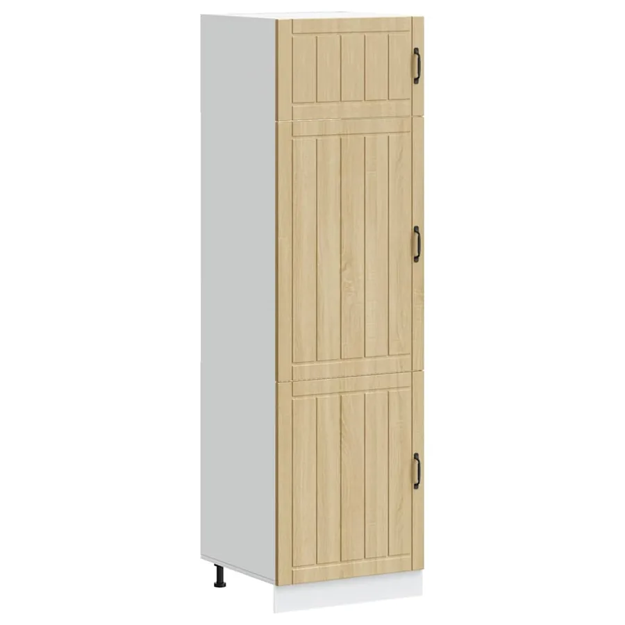 Armoire de cuisine Lucca chêne sonoma bois d'ingénierie