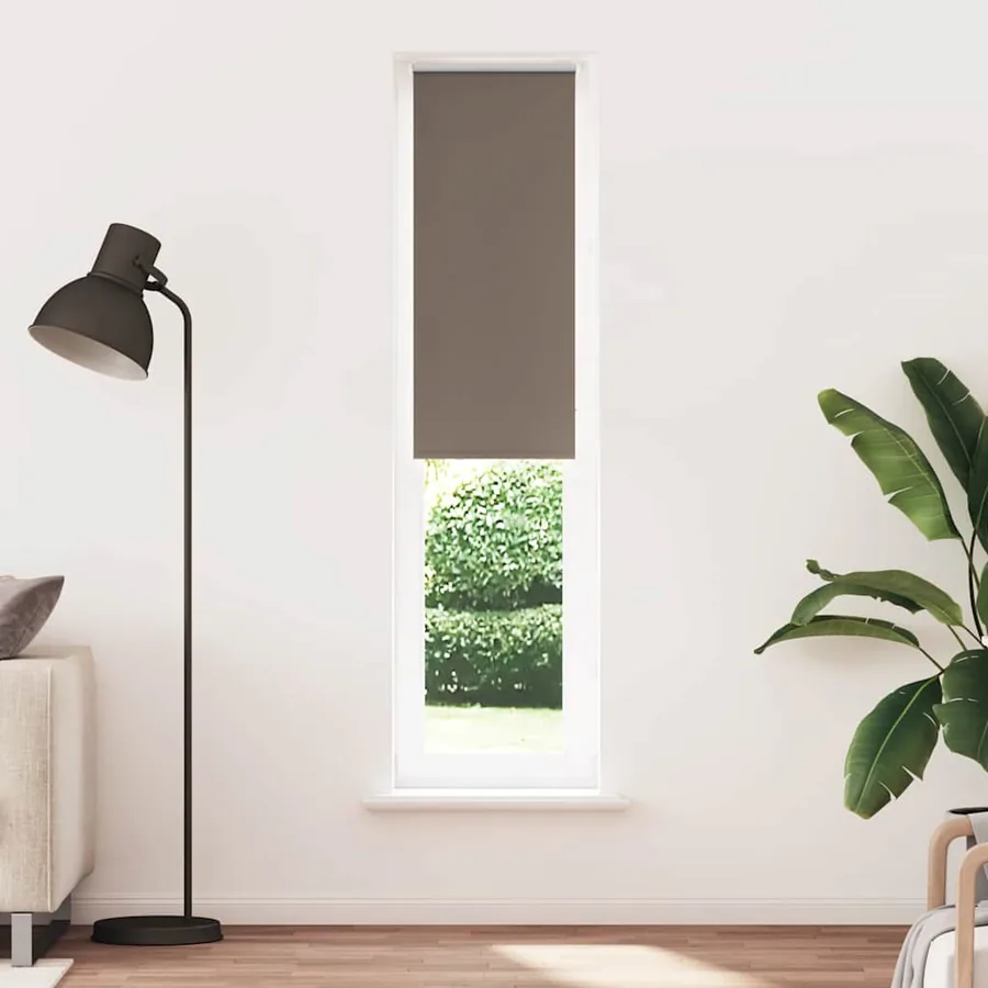 Store enrouleur occultant café 55x230cm largeur du tissu 50,7cm