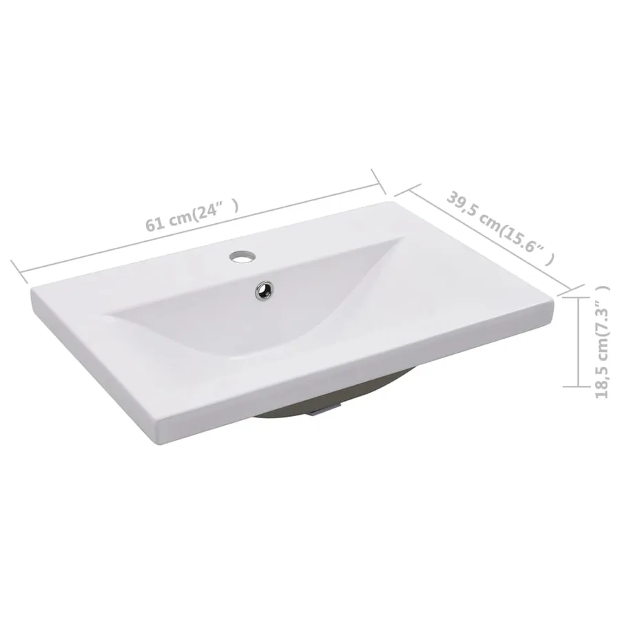 Armoire d'évier avec lavabo intégré Blanc Aggloméré - 11