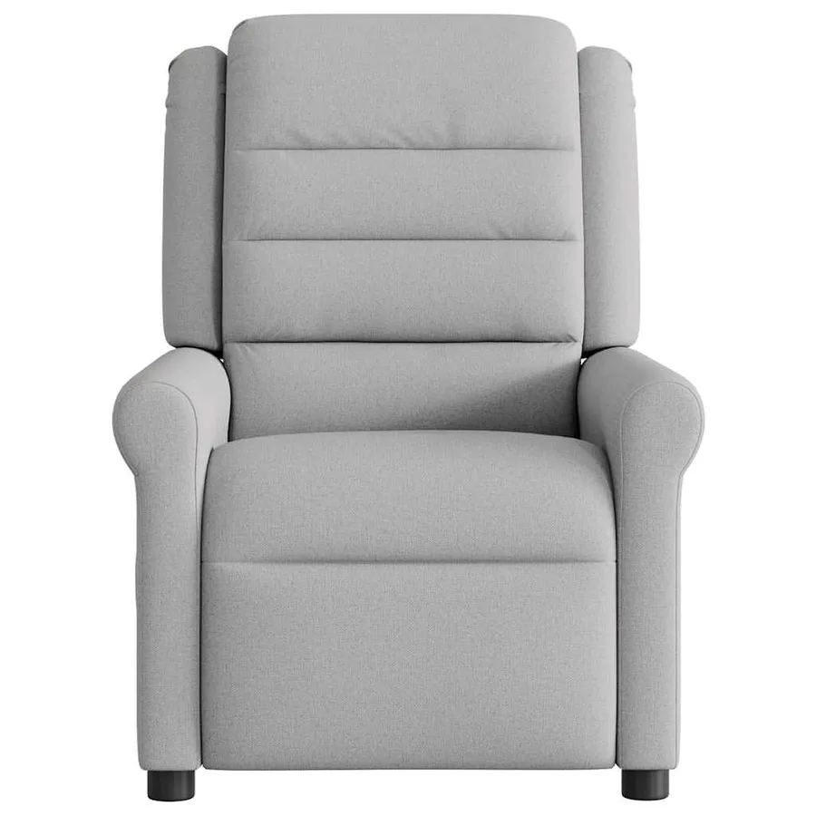 Fauteuil de massage inclinable électrique gris nuage tissu - 5