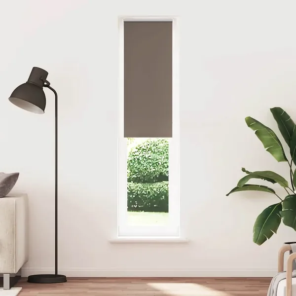 Store enrouleur occultant café 45x230cm largeur du tissu 40,7cm