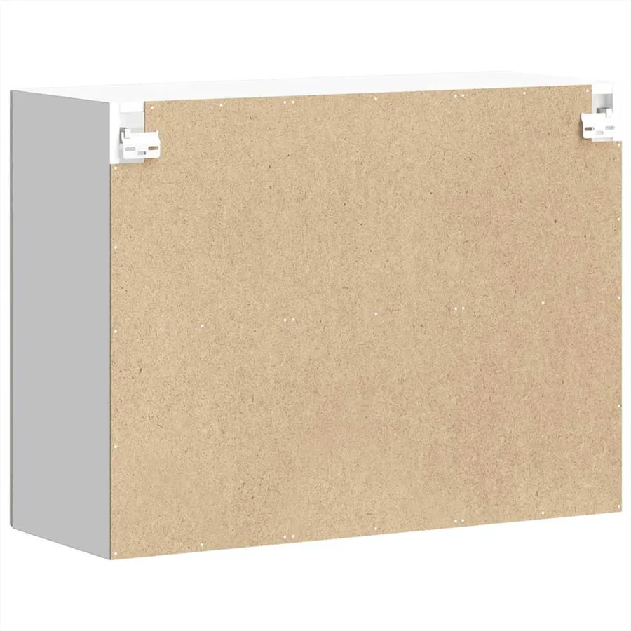 Armoire murale de cuisine avec porte en verre Lucca gris béton - 9