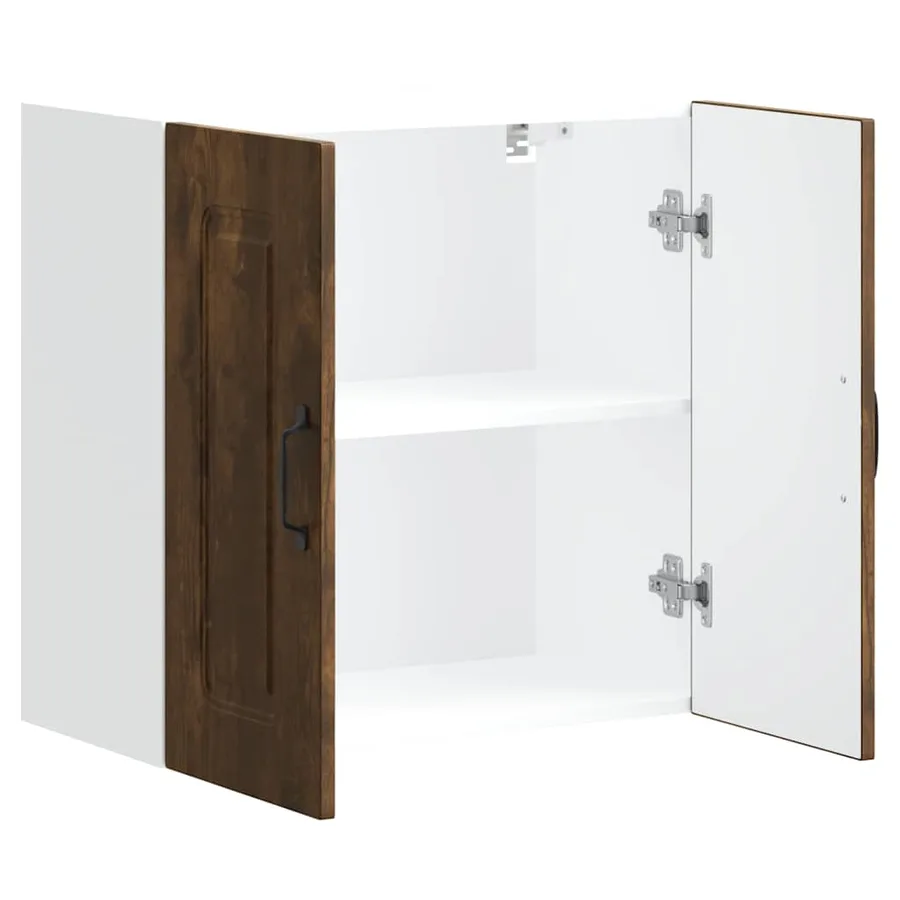 Armoire murale de cuisine Kalmar chêne fumé bois d'ingénierie - 6
