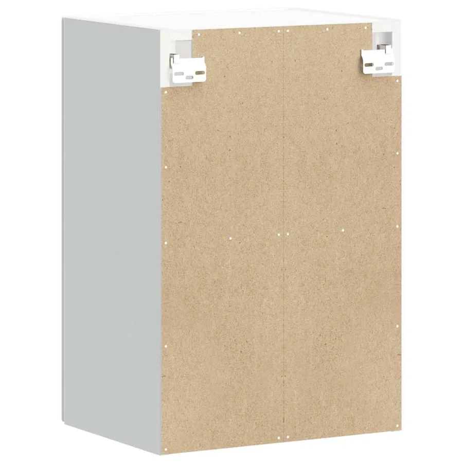 Armoire murale cuisine avec porte en verre Lucca blanc brillant - 9