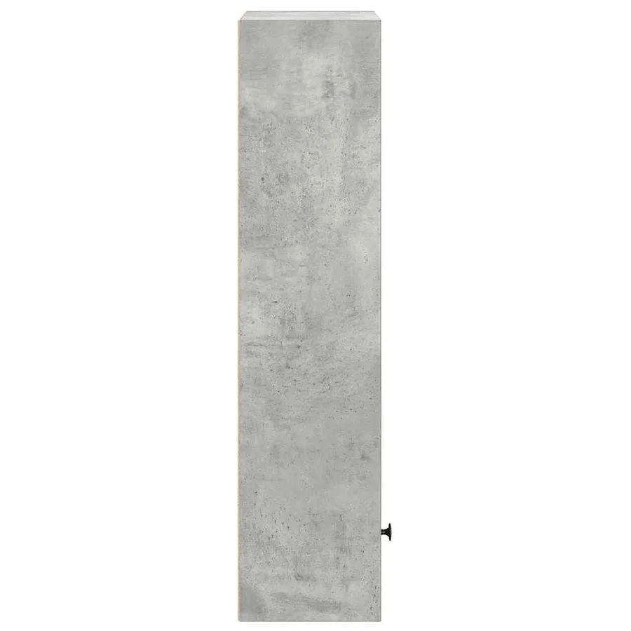 Bibliothèque gris béton 31x24x102 cm bois d'ingénierie - 6