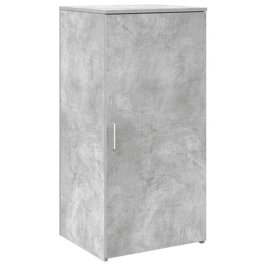Armoire de rangement gris béton 50x45x103,5cm bois d'ingénierie - 2
